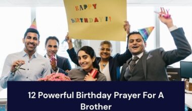 Birthday Prayer For A Brother