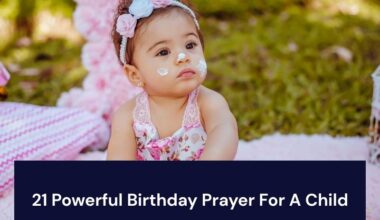 Birthday Prayer For A Child