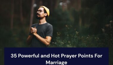 Prayer Points For Marriage