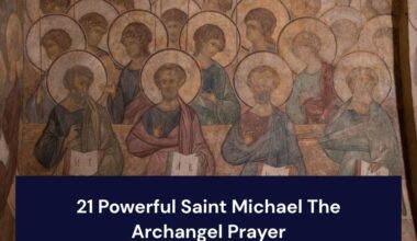 Saint Michael The Archangel Prayer