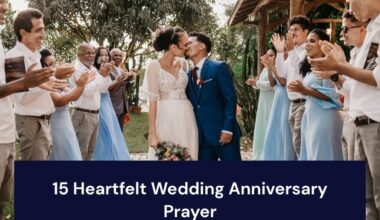 Wedding Anniversary Prayer