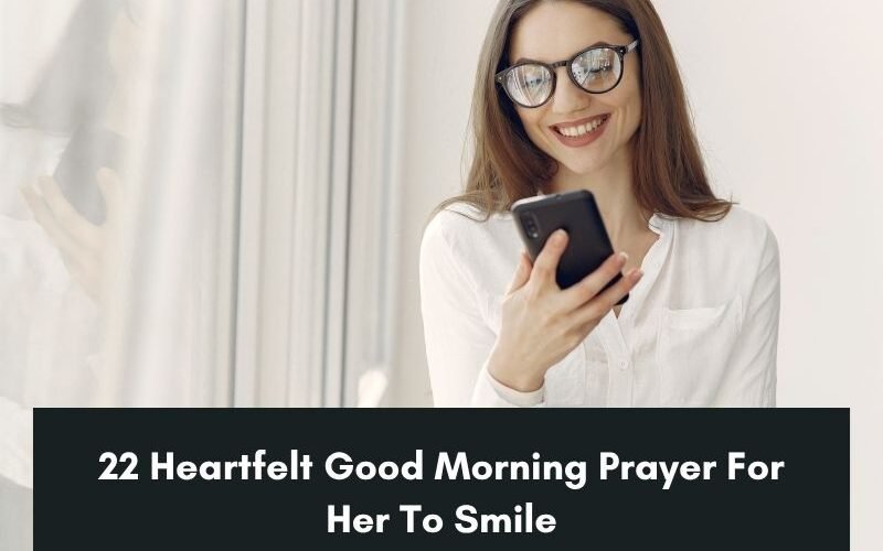Good Morning Prayer For Her To Smile
