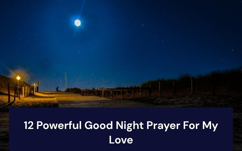 Good Night Prayer For My Love