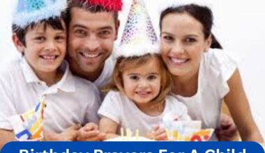 Birthday Prayers for a Child