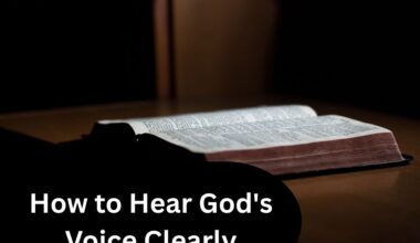 How to Hear God's Voice Clearly