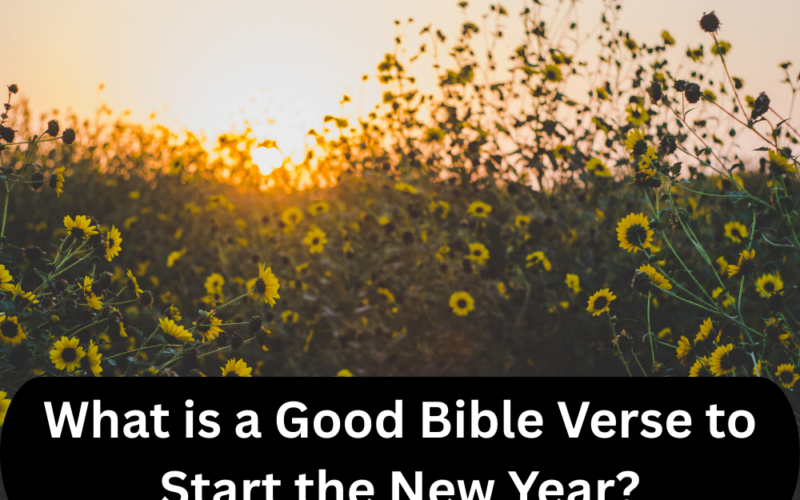What is a Good Bible Verse to Start the New Year?