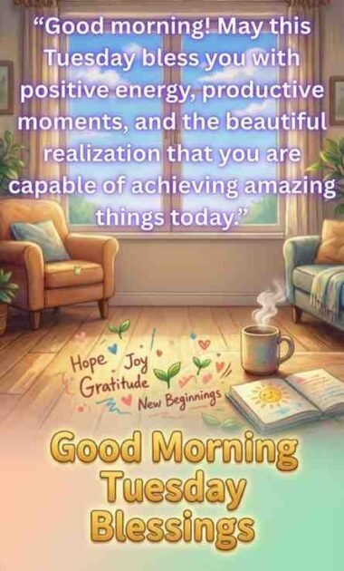 141 Good Morning Blessed Tuesday​ Quotes & Prayers