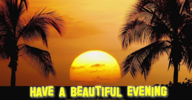 Beautiful Good Evening Sunset Captions