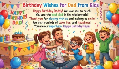 Birthday Wishes for Dad 200+ Funny, Heartfelt Messages, Blessings & Quotes (From Daughter & Son) Pic