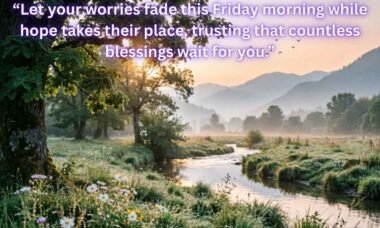 Friday Blessings and Prayers to Start Your Weekend with Peace & Gratitude