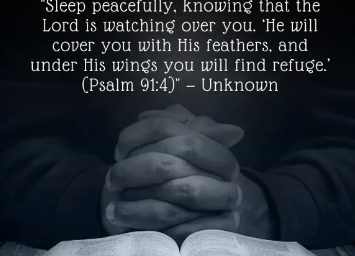 Good Night Messages with Bible Verses Inspiring Words for Peaceful & Good Sleep