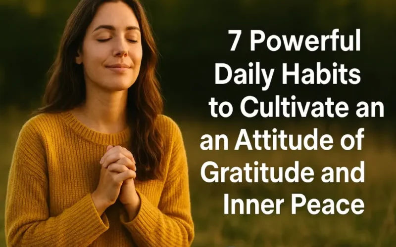 Gratitude and Reflection at Night A Powerful Habit for Daily Peaceful Living