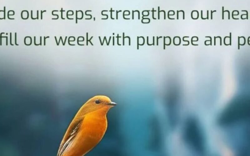 Meaningful Encouragement, Positive & Inspirational Blessings and Prayers For Monday