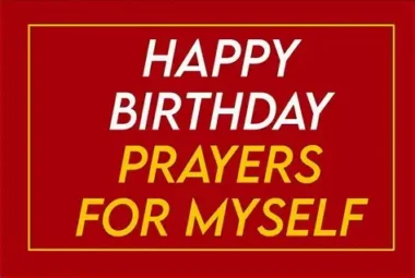 Touching Birthday Prayer for Myself