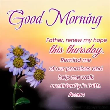 155+ Good morning Thursday Blessings Images and Prayers 2026