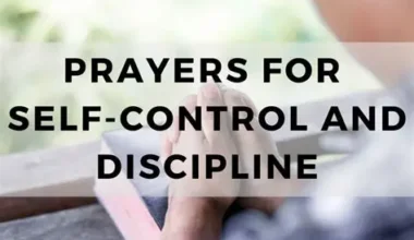 Daily Devotion: A Prayer for Cultivating Self-Control and Self-Discipline