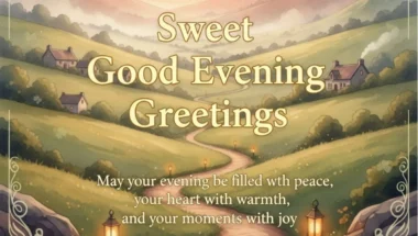 The Best Good Evening Blessings, Quotes, and Wishes