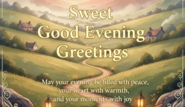 The Best Good Evening Blessings, Quotes, and Wishes