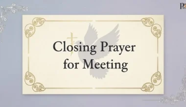 Closing Prayer for Meeting That Inspires Unity