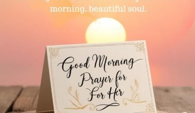 75+ Beautiful Good Morning Prayers for Her