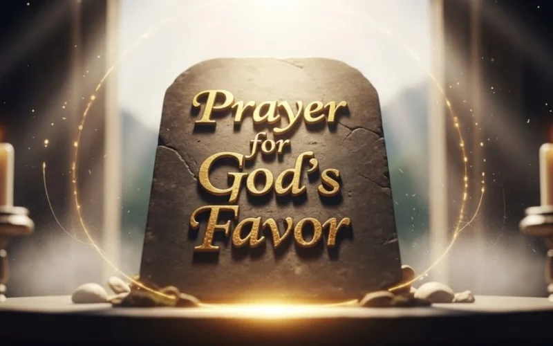 265+Simple Prayer for God’s Favor for Daily Blessings and Peace