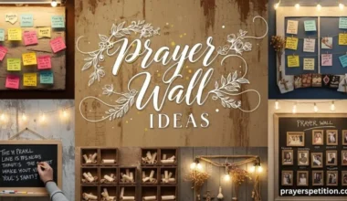 Prayer Wall Ideas That Bring Comfort Hope and Spiritual Focus