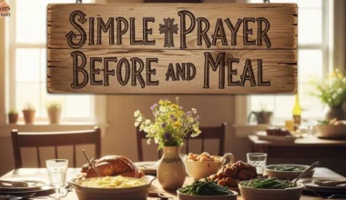Simple Prayer Before Meal