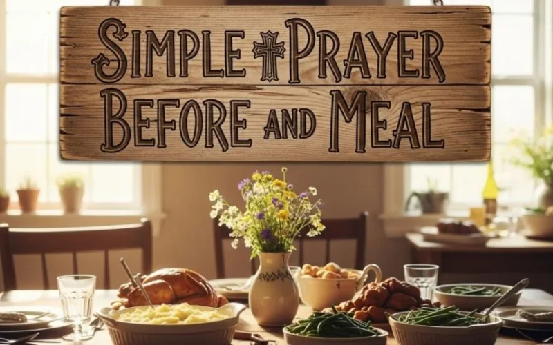 Simple Prayer Before Meal