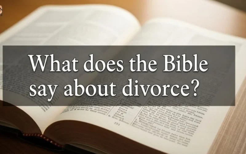 What Does the Bible Say About Divorce