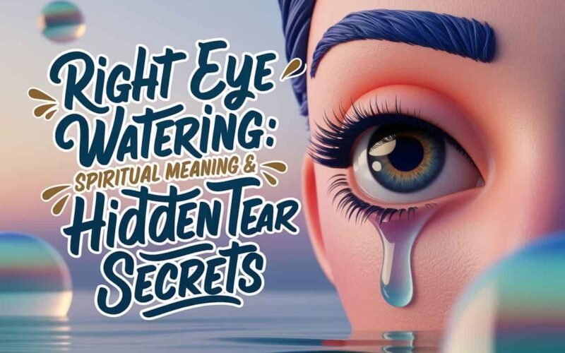 The Spiritual Meaning of Watery Eyes (Right vs Left) And What To Know