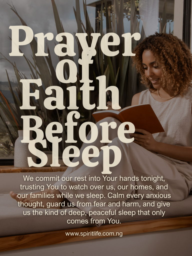 Prayer of Faith Before Sleep